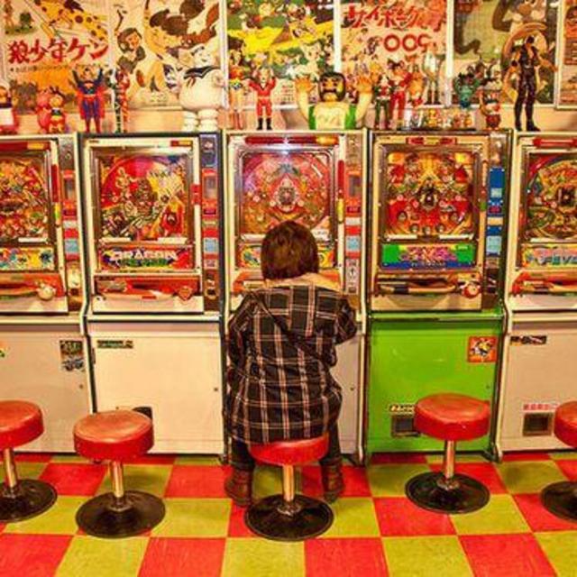Pachinko in Osaka, Japan