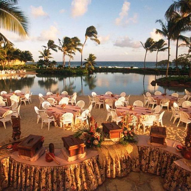 Luau Party on the Beach