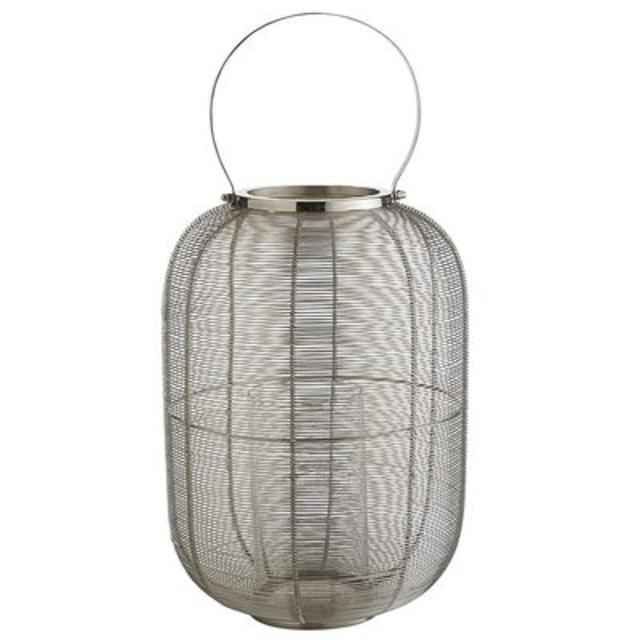 Round Silver Lantern - Large