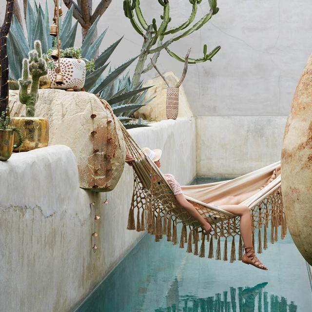 Beaded Jute Hammock