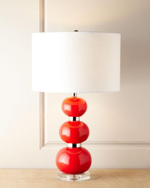 Shelby Red Table Lamp