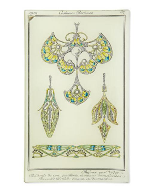 John Derian Costumes Parisiens Jewelry Plate