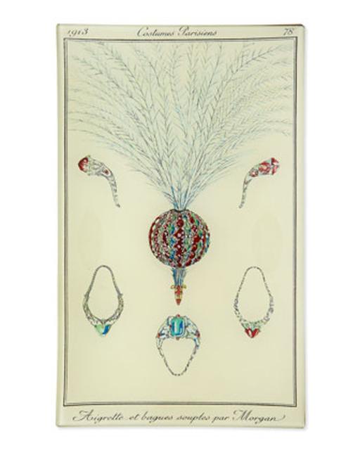 John Derian Costumes Parisiens Jewelry Plate