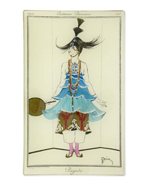 John Derian Costumes Parisiens Pagode Jewelry Plate