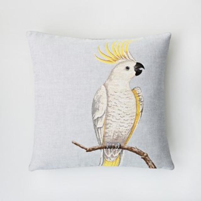 Iosis for Yves Delorme Artaban Parrot Pillow