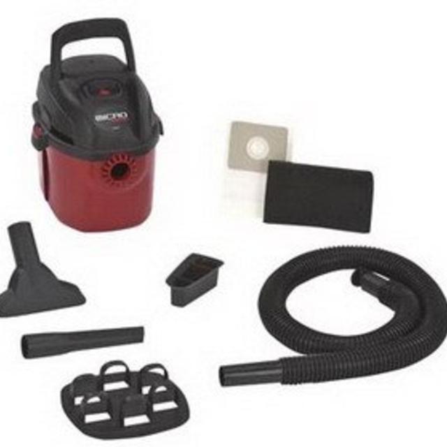Shop-Vac Mini Vacuum, Micro, Wet/Dry, 1 Gal, 6' Cord