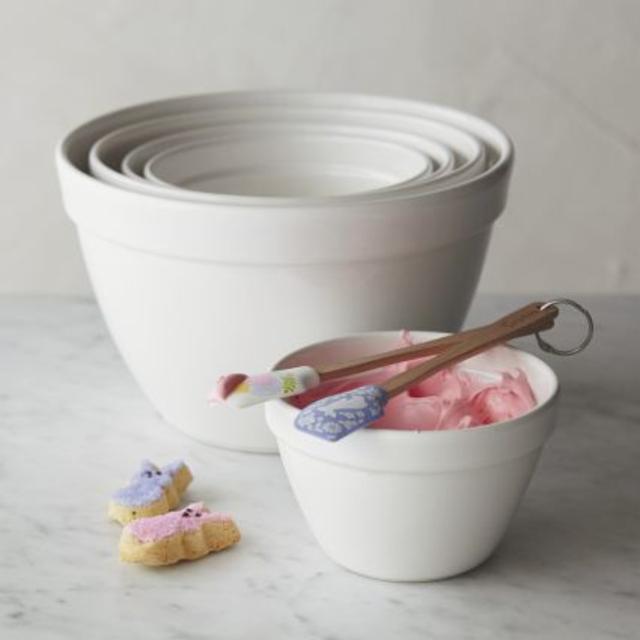 Ceramic Mixing Bowls, Set of 5