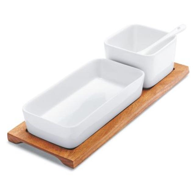 4-Piece Condiment Serving Set