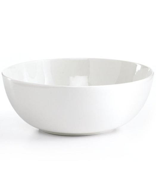 Martha Stewart Collection 9" Whiteware Vegetable Bowl