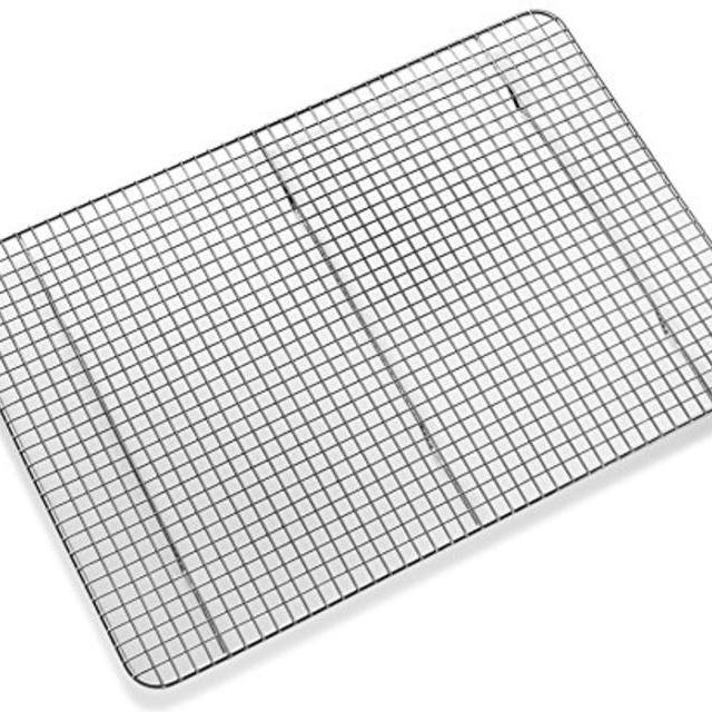 Top Rated Bellemain Cooling Rack - Baking Rack , Chef Quality 12 inch x 17 inch - Tight-Grid Design ,Oven Safe, Fits Half Sheet Cookie Pan