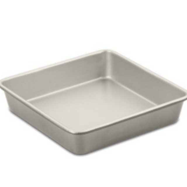 Cuisinart AMB-9SCK 9-Inch Chef's Classic Nonstick Bakeware Square Cake Pan, Champagne