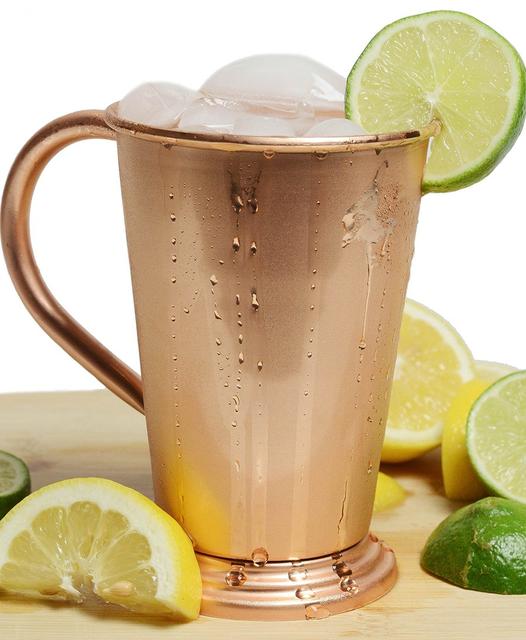 Copper Mug/Cup by My Copper Mine Handcrafted Moscow Mule Copper Mug 100% Pure Copper - 16 oz - New Design