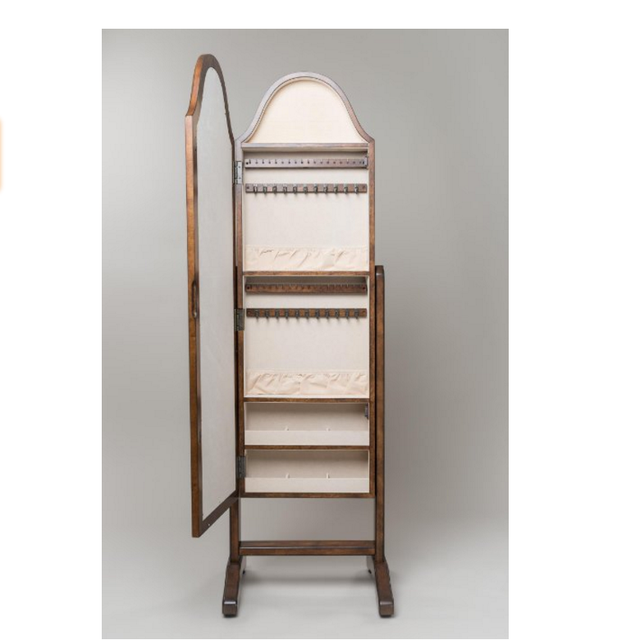 Hives and Honey Bellshape Jewelry Armoire and Mirror