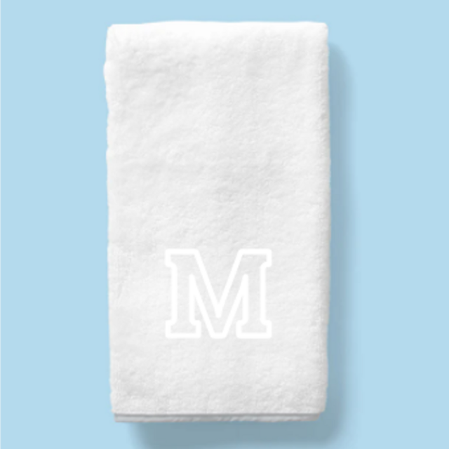 Piped Edge Hand Towels (pair)