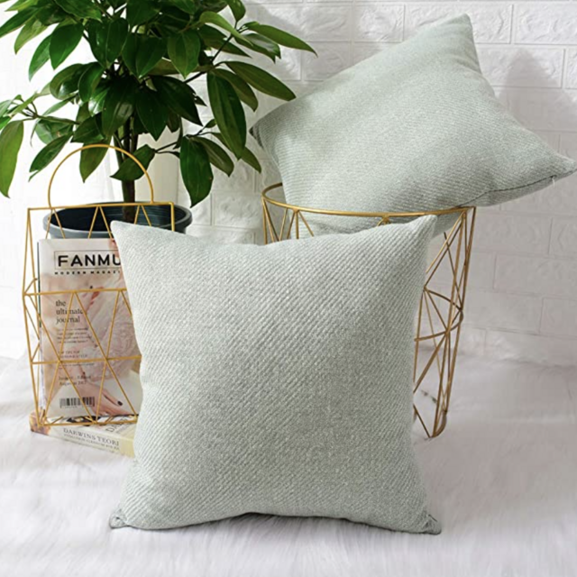 Decorative Throw Pillow Covers, Set of 2