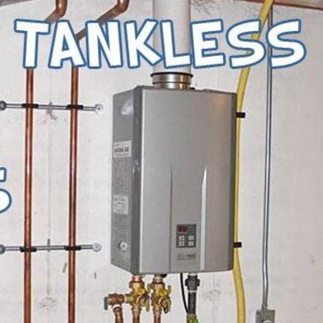 Tankless Water heater 1st floor
