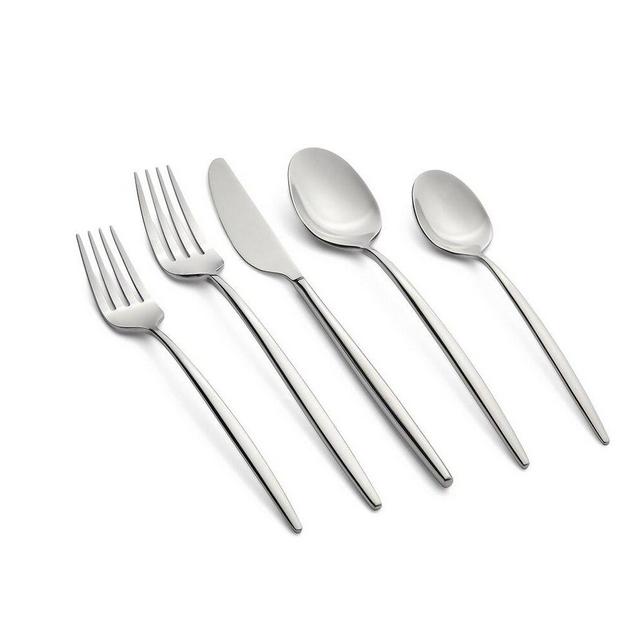 Spataro 20 Piece Flatware Set, Service for 4 - Silver