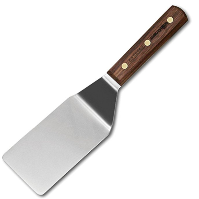 Dexter-Russell All-Purpose Turner, Stainless Steel with Walnut Handle (5 in)