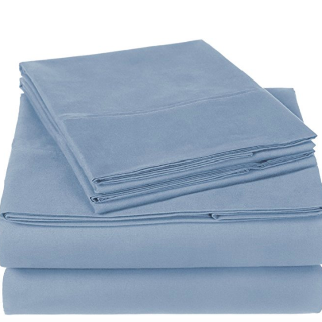 Pinzon 300 Thread Count Organic Cotton Sheet Set - King, Flint Blue