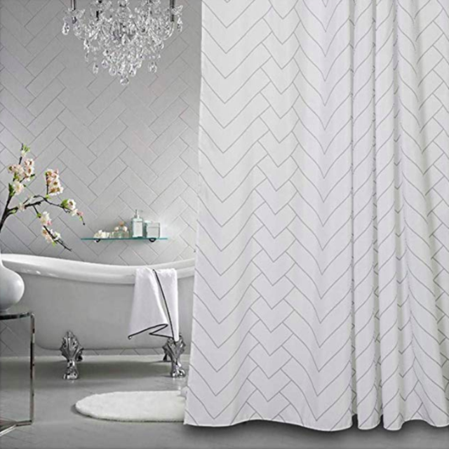 Fabric Water Repellant Shower Curtain