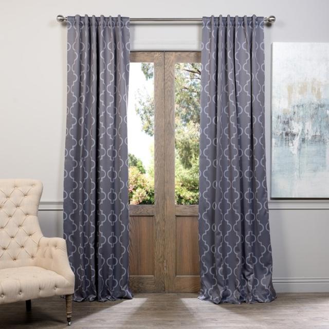 EFF Seville Print Blackout Curtain Panel Pair