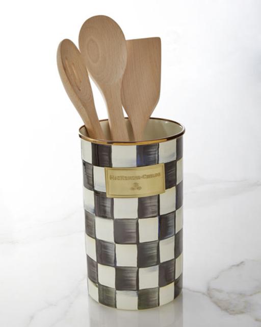 MacKenzie-Childs Courtly Check Utensil Holder