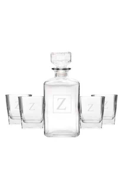 Personalized Five-Piece Decanter Set