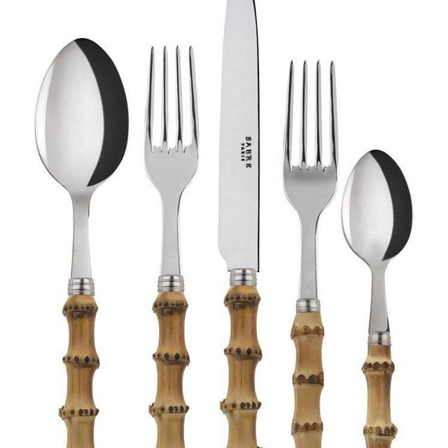 Panda Bamboo Flatware - 5 Piece Setting | Gracious Style