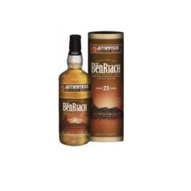 BenRiach 21 year old Heavily Peated Speyside Single Malt