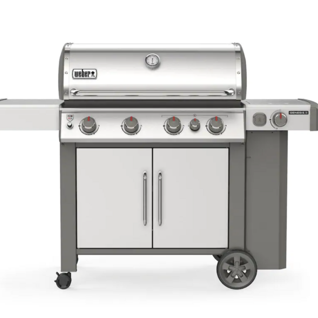 Weber Genesis II S-435 Propane Grill with Sear Burner & Side Burner - Stainless Steel - 62006001