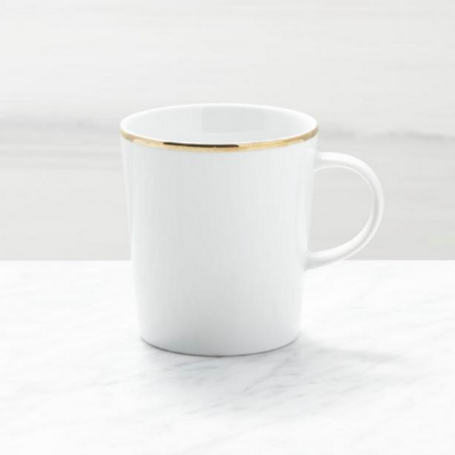 Crate And Barrel Maison Rim Mug, Set of 4