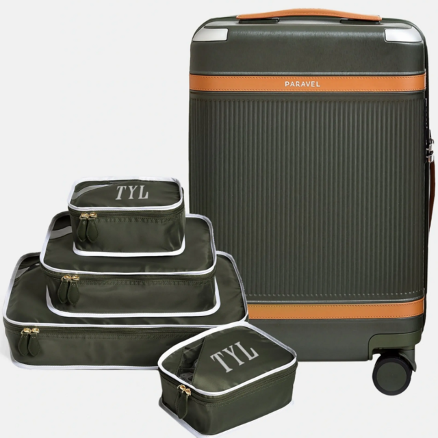 Sustainable Luggage Set Plus - Safari Green