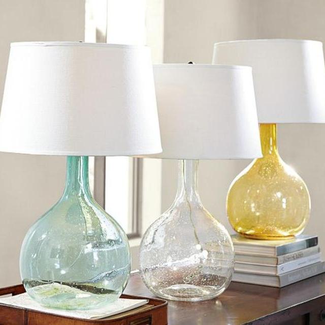 Eva Colored Glass Table Lamp