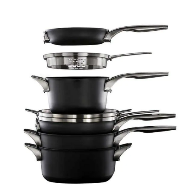 Calphalon Premier 8-Piece Non-Stick Space Saving Cookware