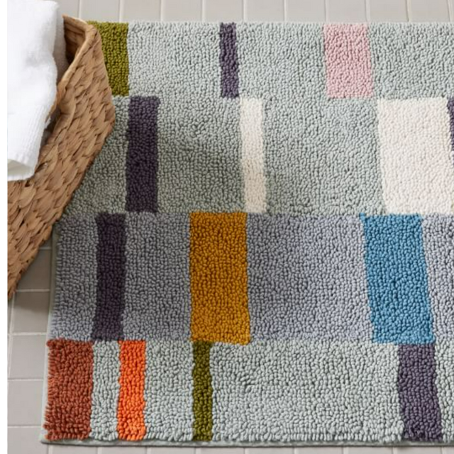 Margo Selby Organic Tulip Fields Bath Mat