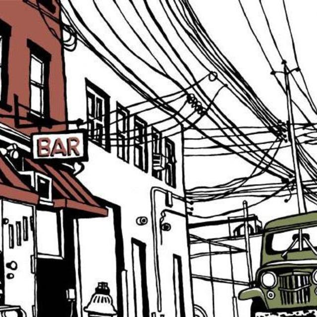 Sunny's Bar of Red Hook Brooklyn: Limited Edition 3-Color Silkscreen Print by John Tebeau
