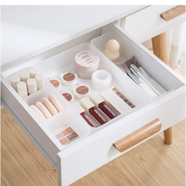 Poeland Drawer Organizer Tray Storage Box
