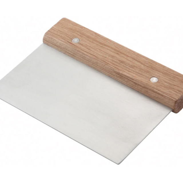 Dough Scraper Wood Handle