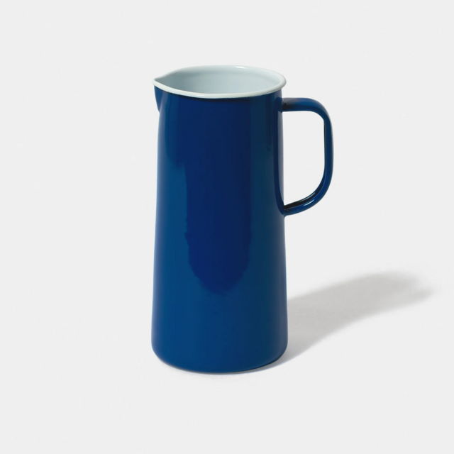 3 Pint Enamel Jug in Mineral Blue