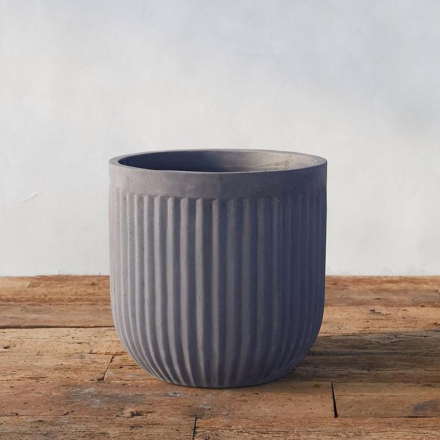 Fiber Concrete Barrel Pot