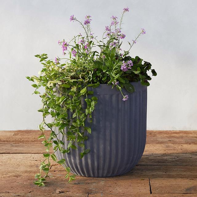 Fiber Concrete Barrel Pot