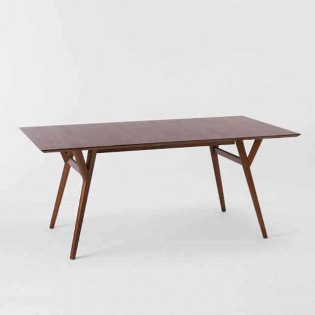 Mid-Century Expandable Dining Table- Medium Size