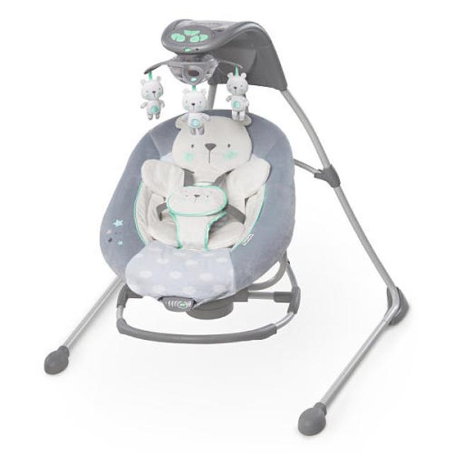 Ingenuity InLighten Cradling Swing & Rocker - Twinkle Twinkle Teddy Bear