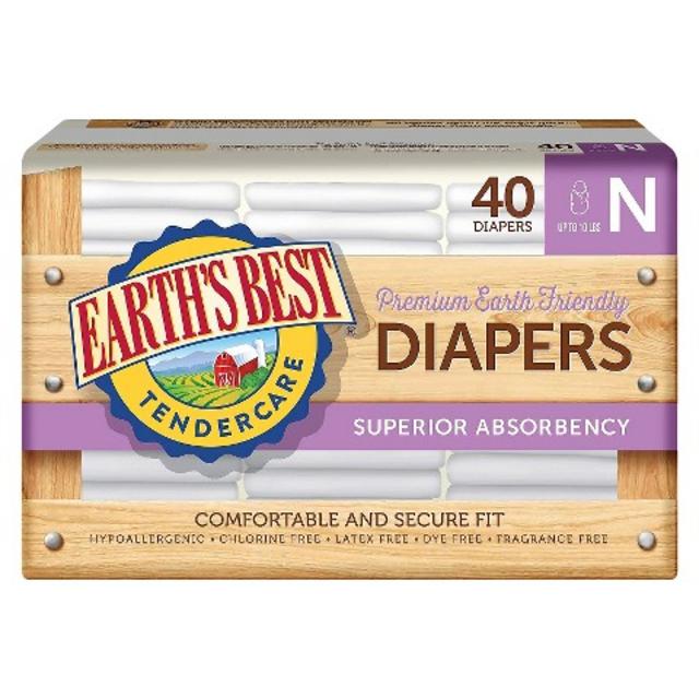 (All sizes) Earth's Best Tender Care Diapers Jumbo Pack
