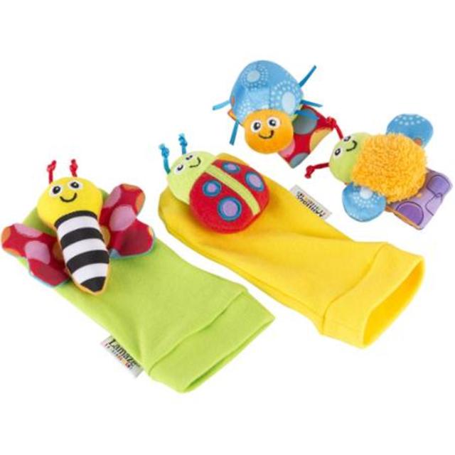 Lamaze Gardenbug Foot Finder and Wrist Rattle Set