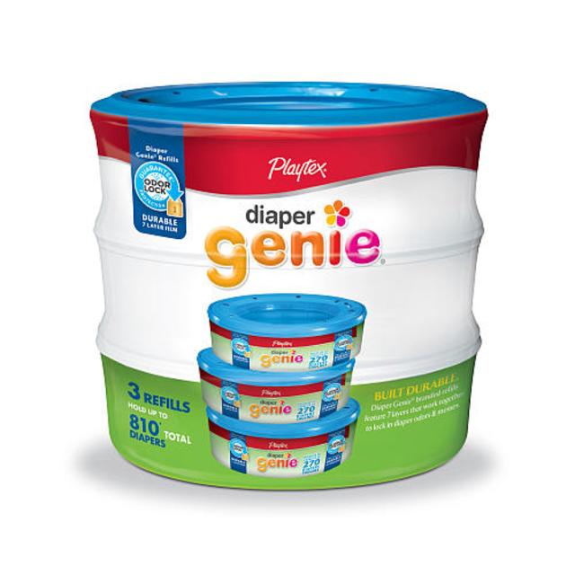 Playtex Diaper Genie Refill 3 Pack - 810 Count