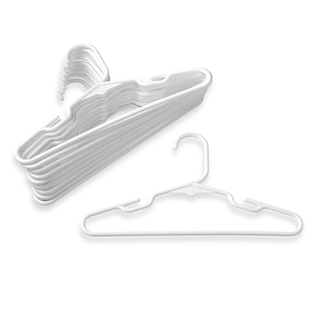 Children's Clothes Hangers (Set of 10) - White