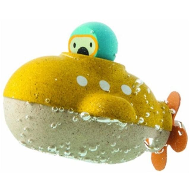 Plan Toys Wooden Bath Toys - Submarine