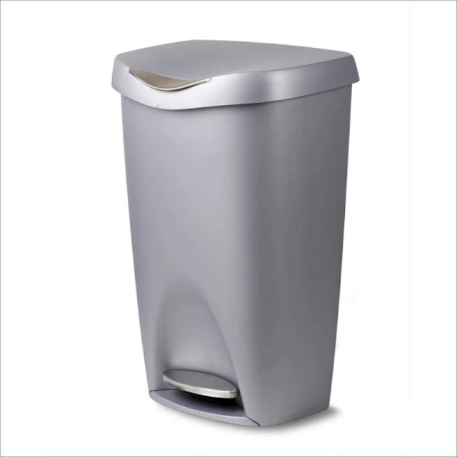 Umbra Brim Step Trash Can, Nickel | Google Shopping