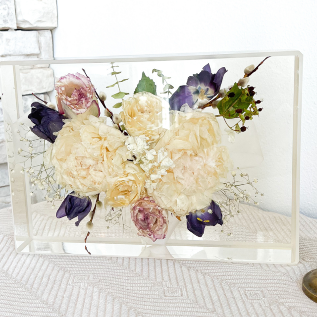 Bridal Bouquet Preservation Tray